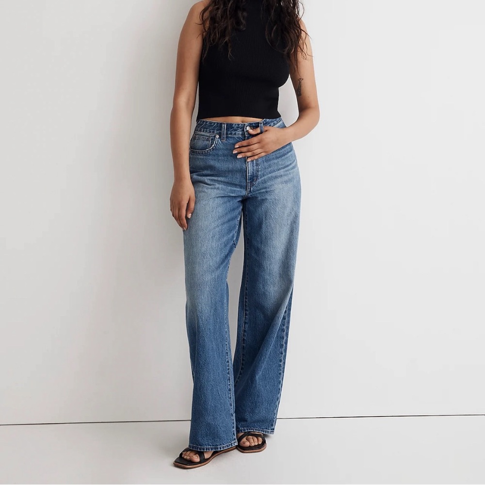 Madewell Curvy Superwide-Leg Jeans